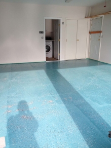Garage floor painting, Richmond, after